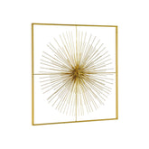 Decoratiune aurie din otel 51x51 cm Auriel Bizzotto